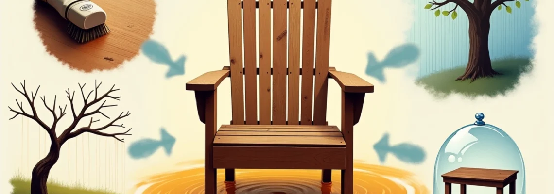 mantenimiento de muebles de madera exterior