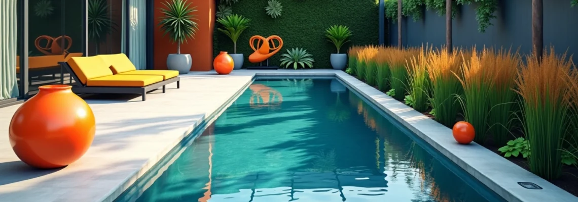 jardín moderno