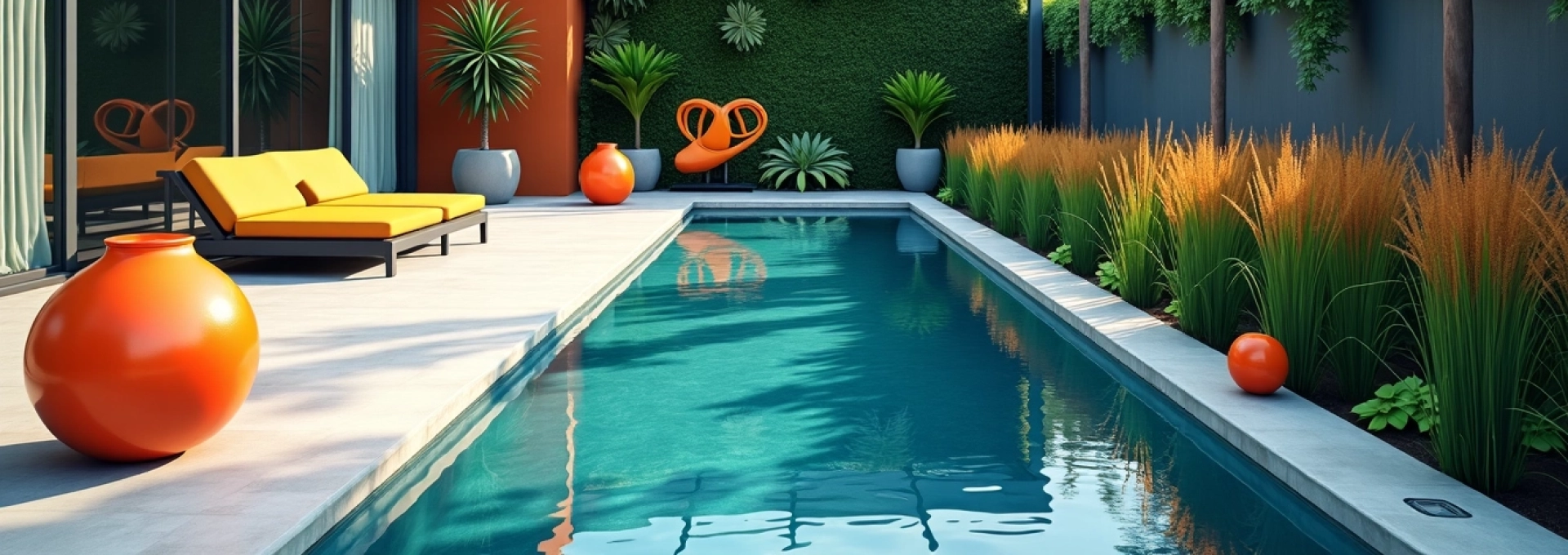 jardín moderno