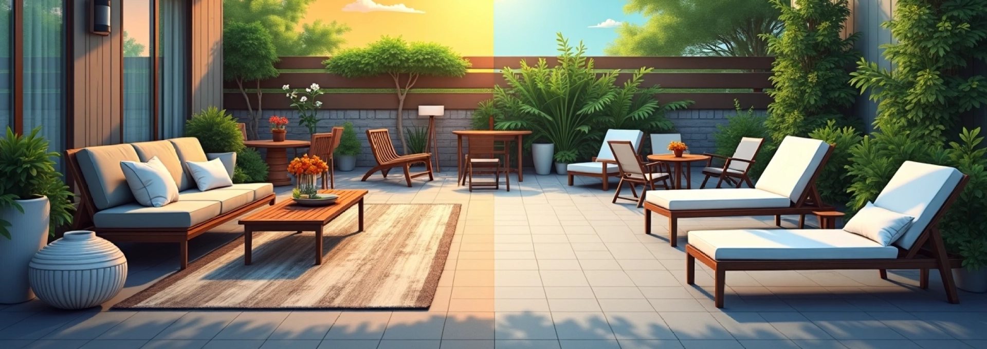 jardín o terraza